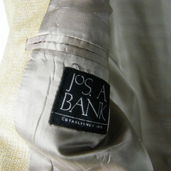 Jos A Bank 100% Silk Sport Coat Blazer 42L - Picture 2 of 4